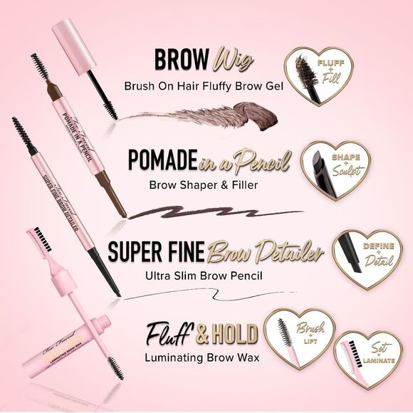Too Faced Superfine Brow Detailer Pencil - Taupe - Picture 4 of 13